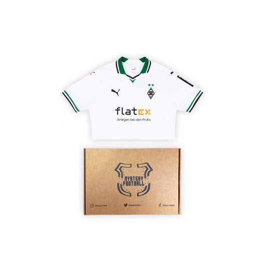gladbach white football shirt with box