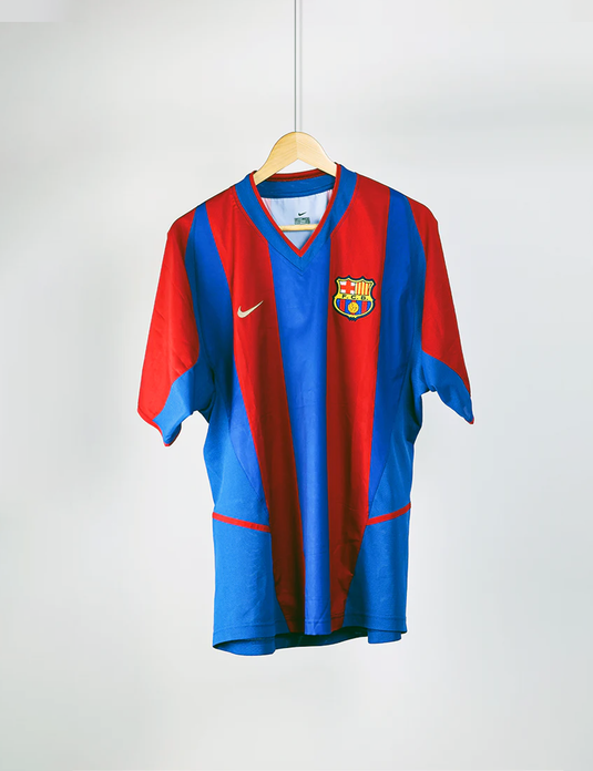 Barcelona 2002/03 Home Shirt - L