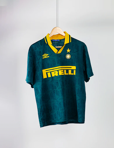Milan 1995 96 Inter Milan Away Jersey Inter Milan 1995 1996 Away
