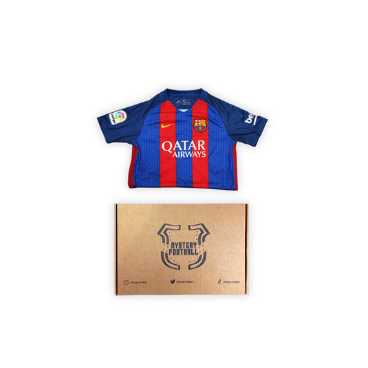 Barcelona football shirt with box