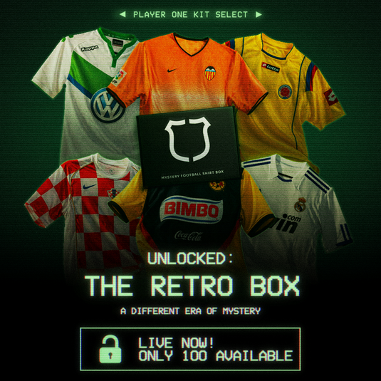 Retro Mystery Football Shirt Box